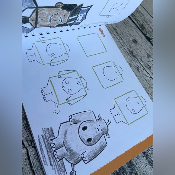 NWT. Drawing Shape by Shape Guide book for kids. Learn how to draw with shapes - Picture 12 of 14